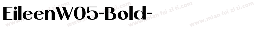 EileenW05-Bold字体转换
