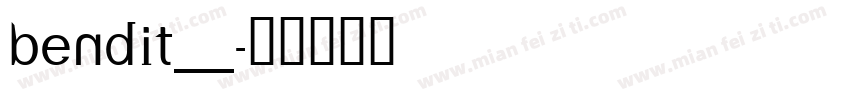 BENDIT__字体转换