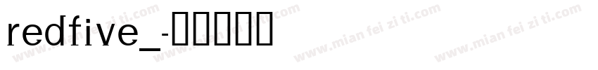 REDFIVE_字体转换