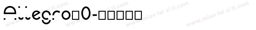 Allegro_0字体转换