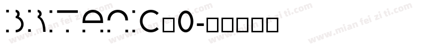 BRITANIC_0字体转换