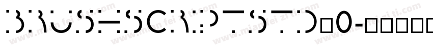 BRUSHSCRIPTSTD_0字体转换