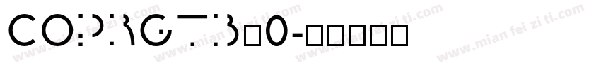 COPRGTB_0字体转换