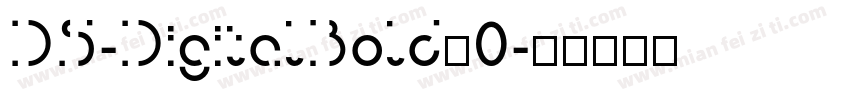 DS-DigitalBold_0字体转换