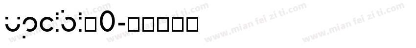 upcibi_0字体转换