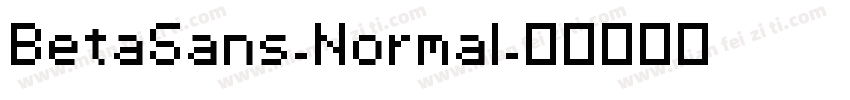 BetaSans-Normal字体转换