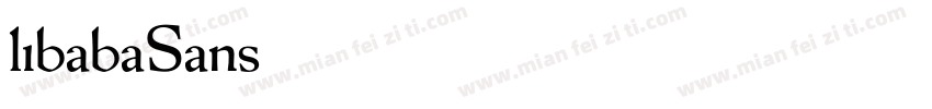libabaSans102字体转换