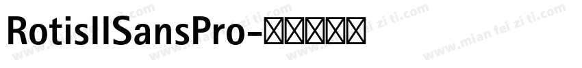 RotisIISansPro字体转换
