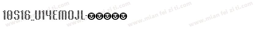 10S16_U14EMOJL字体转换