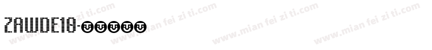 ZawDe10字体转换