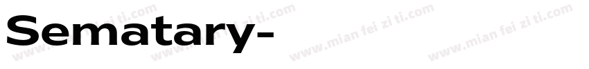 Sematary字体转换