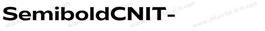SemiboldCNIT字体转换