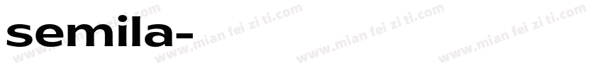 semila字体转换