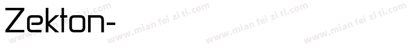 Zekton字体转换