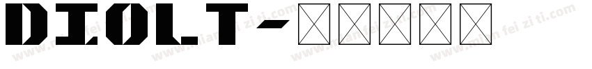 Diolt字体转换