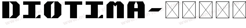 Diotima字体转换