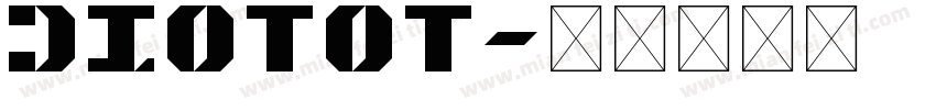 diotot字体转换