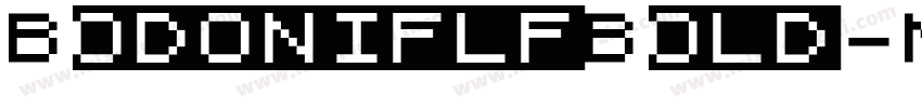 BodoniflfBold-MVZx字体转换