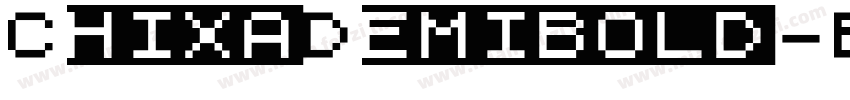 ChixaDemibold-B5Zx字体转换