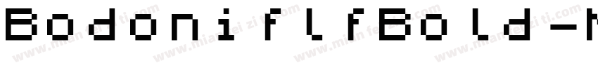 BodoniflfBold-MVZx字体转换