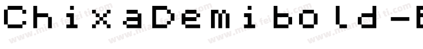 ChixaDemibold-B5Zx字体转换