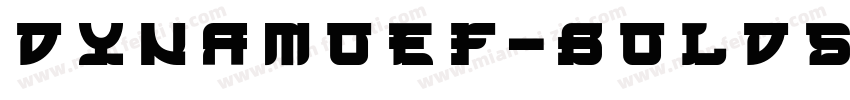DynamoEF-BoldShadow字体转换