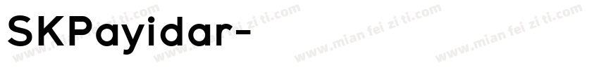 SKPayidar字体转换