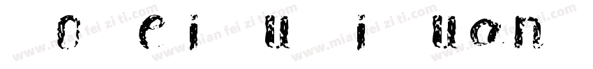 WoWeiDuXiHuanLangMan字体转换