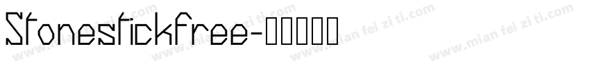 Stonestickfree字体转换