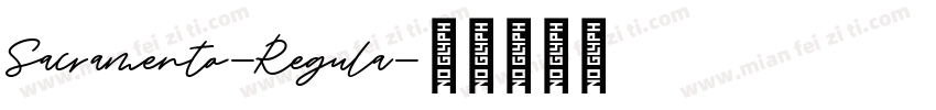 Sacramento-Regula字体转换