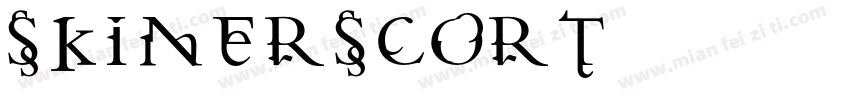 SkinerScort字体转换