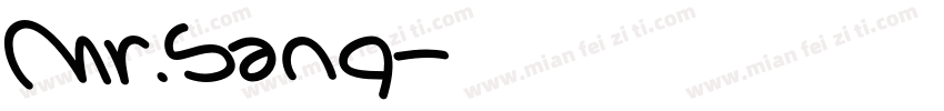 Mr.Sang字体转换