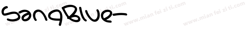 SangBlue字体转换