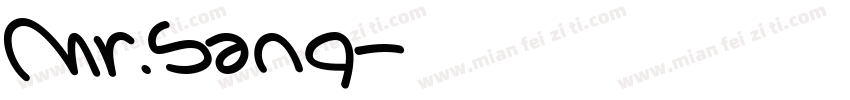 Mr.Sang字体转换
