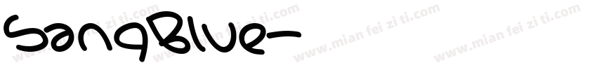 SangBlue字体转换
