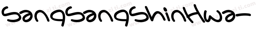 SangSangShinHwa字体转换