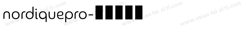 nordiquepro字体转换
