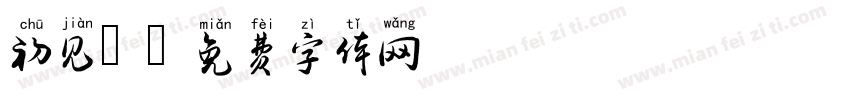 初见沵字体转换