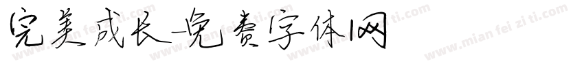 完美成长字体转换