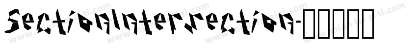 SectionIntersection字体转换