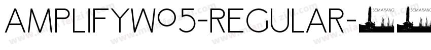AmplifyW05-Regular字体转换