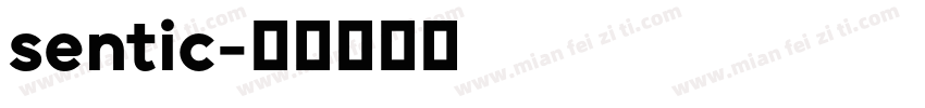 sentic字体转换