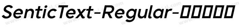 SenticText-Regular字体转换