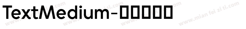 TextMedium字体转换