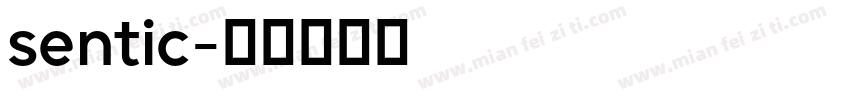 sentic字体转换