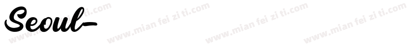 Seoul字体转换