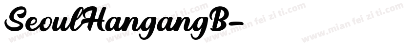SeoulHangangB字体转换