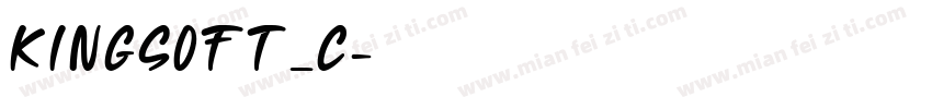 Kingsoft_C字体转换