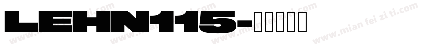 LEHN115字体转换