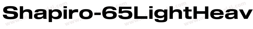 Shapiro-65LightHeavyExtd字体转换
